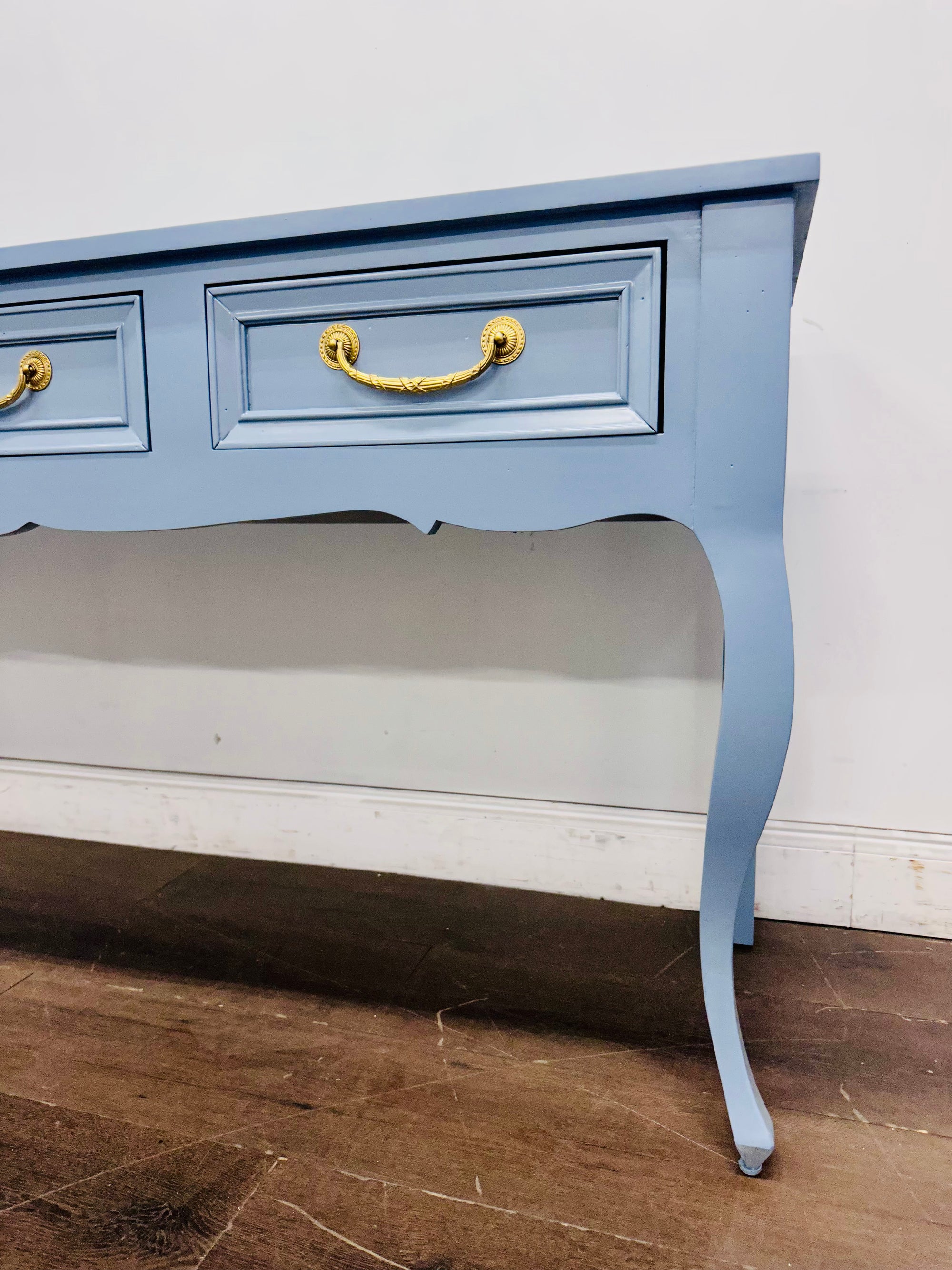 AVAILABLE: Blue Console Table