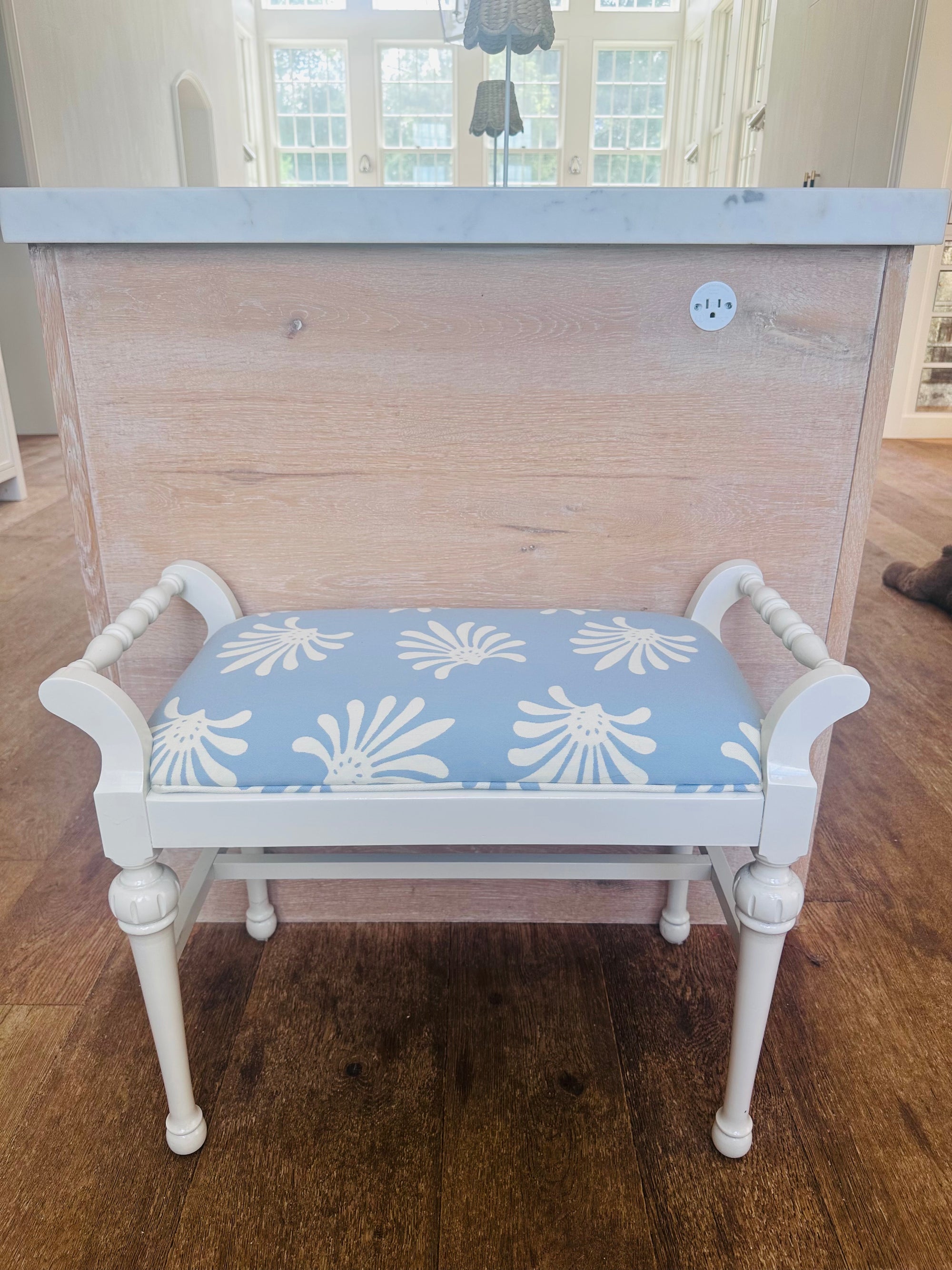 A Collaboration with CLOTH & KIND Showroom: Upholstered Small Bench