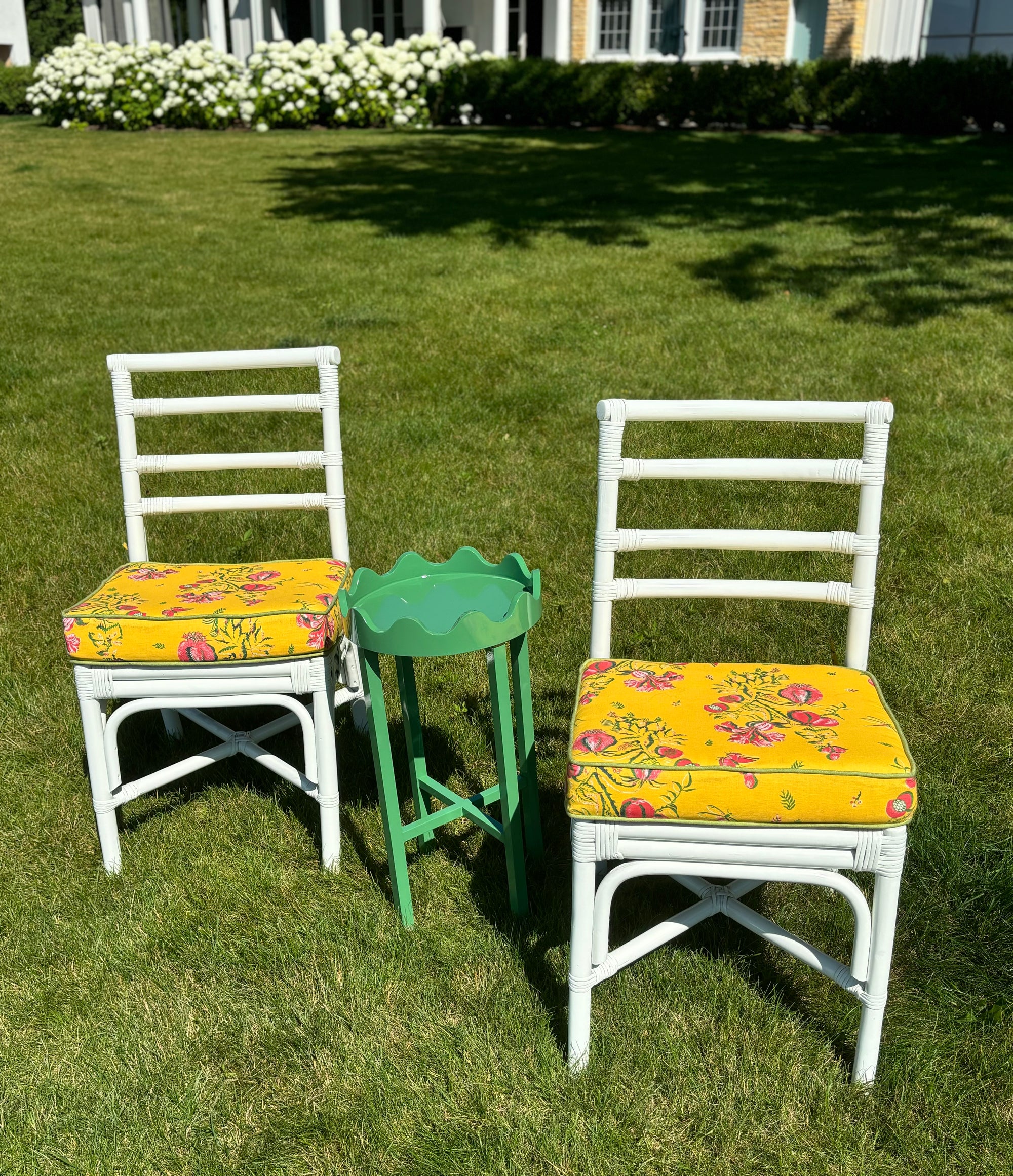 A Collaboration with CLOTH & KIND Showroom: Set of Four Bamboo Dining Chairs