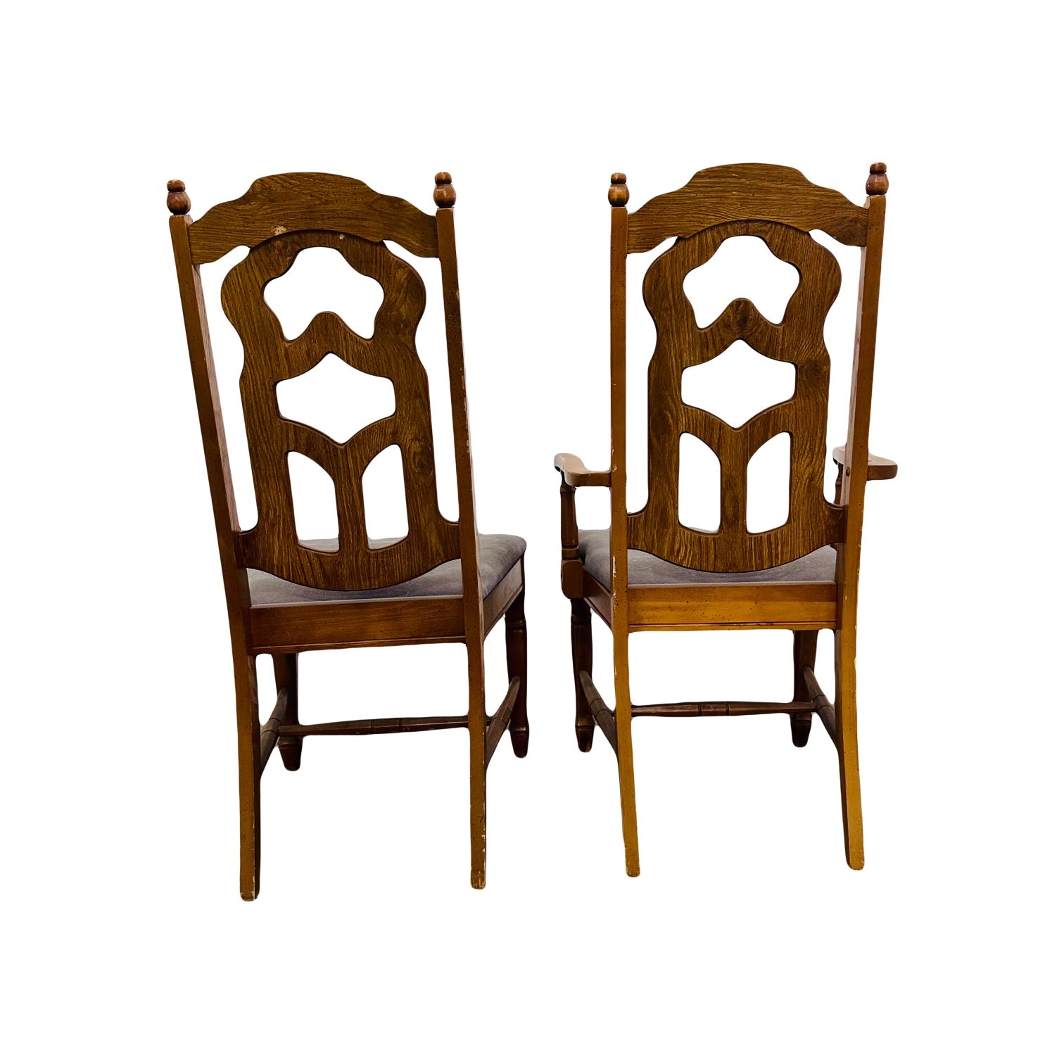 CUSTOMIZABLE: Set of 6 Vintage Dining Chairs