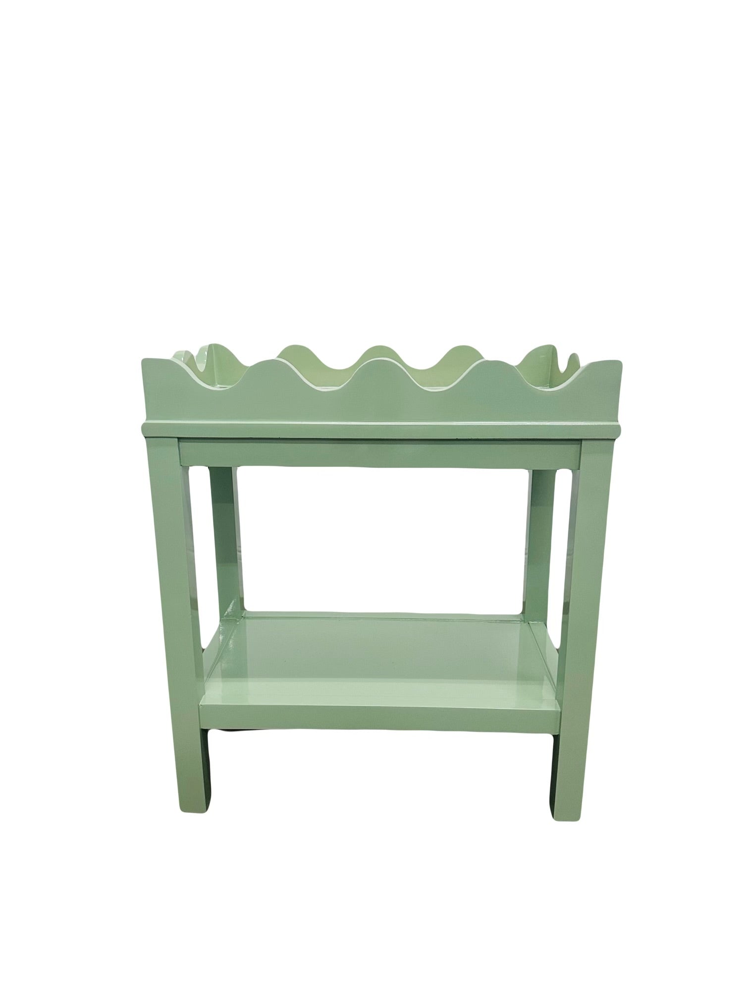 AVAILABLE: The Lucy Side Table in Breakfast Room Green